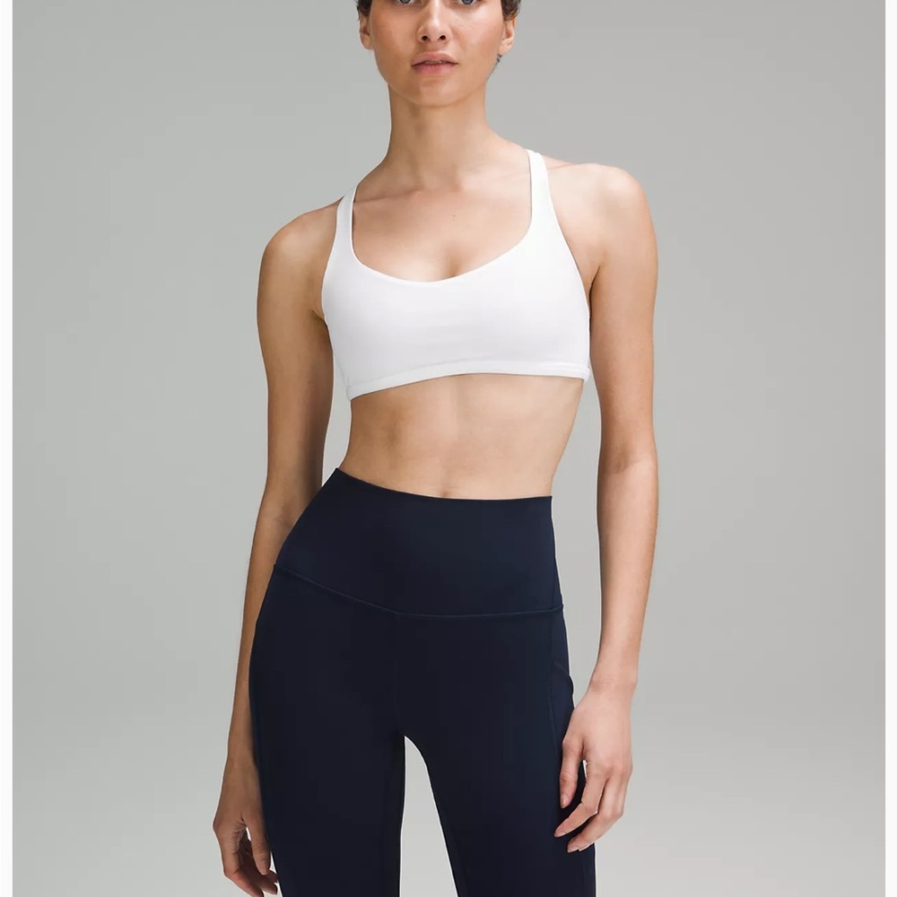 Lululemon “Free To Be” Bra – White – Size 6